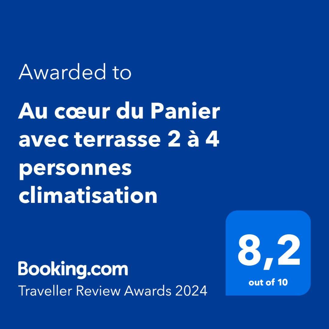 Апартаменти Au Coeur Du Panier Avec Terrasse 2 A 4 Personnes Climatisation Марсель Екстер'єр фото